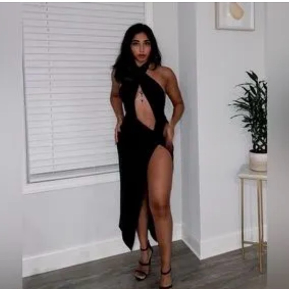 Leau Azores Halter Dress (size S, never worn)